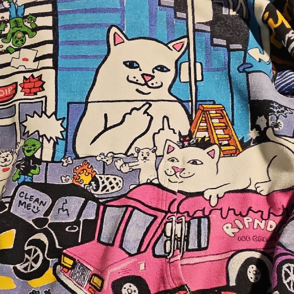 Ripndip Multicolor Graphic Sweater